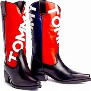 1990s vintage tommy Hilfiger womans boots